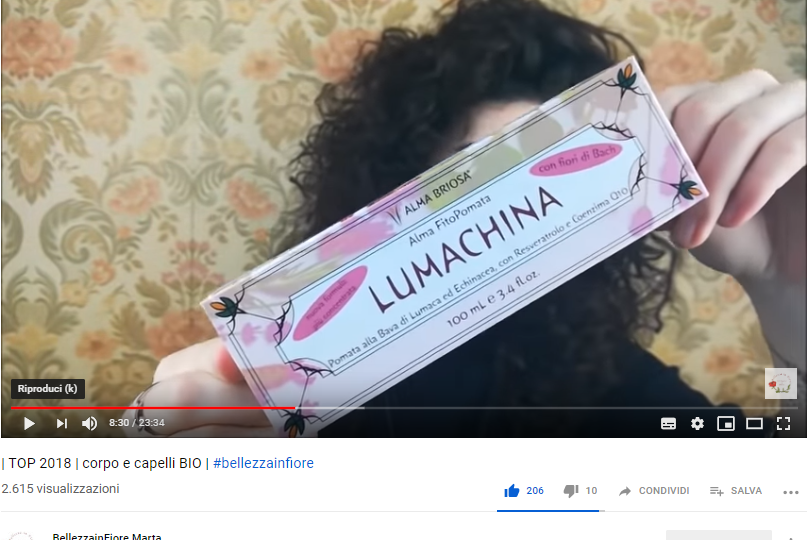 recensione lumachina alma briosa